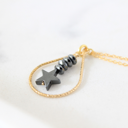 Star Drop Necklace