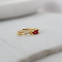 Load image into Gallery viewer, Dark Pink Adjustable Ring
