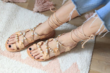Load image into Gallery viewer, Pink Gladiator Sandals
