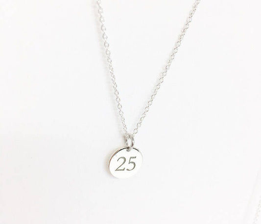 Personalised tag charm .NO CHAIN. Sterling Silver initial Round Tag. Little tag laser engraved initial. Personalized necklace