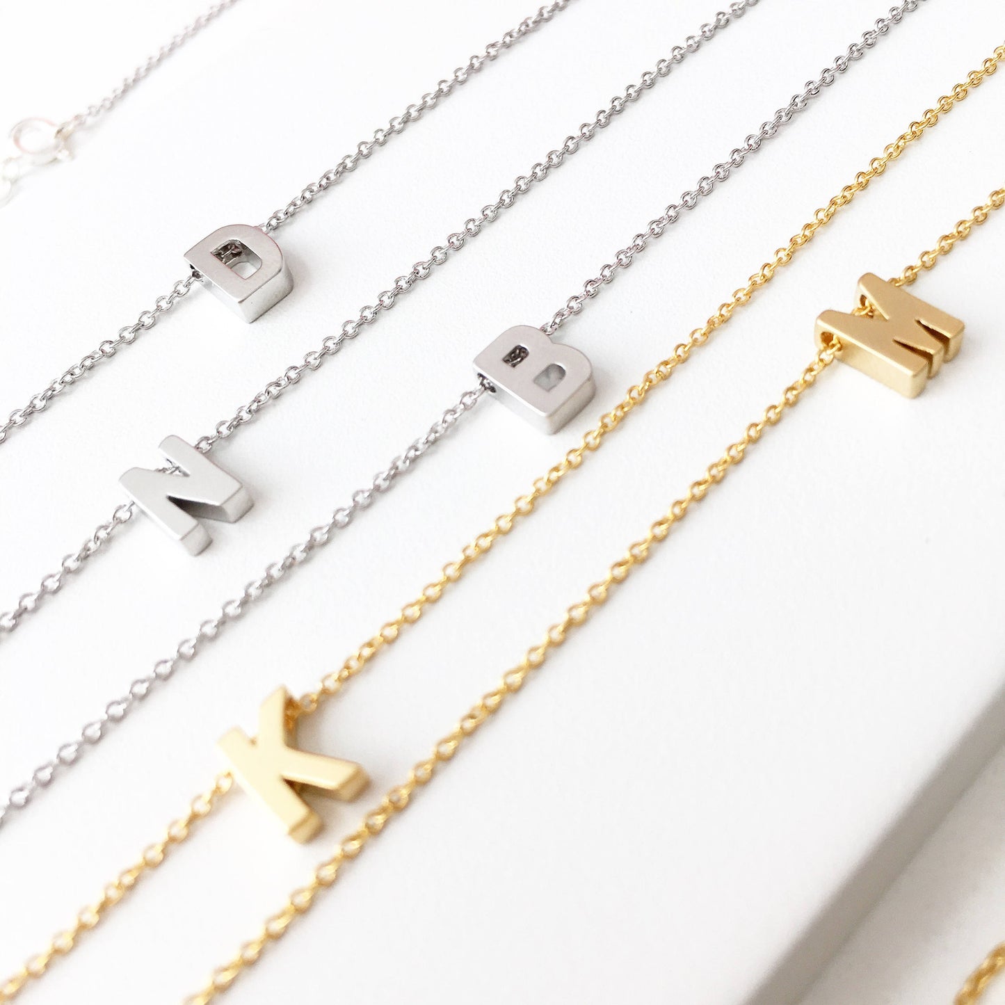 Initial necklace