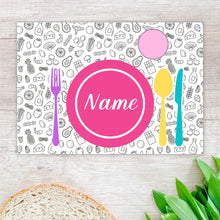 Load image into Gallery viewer, Custom Name Placemat for Girls
