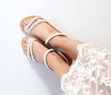 Load image into Gallery viewer, Boho Wedding Sandals
