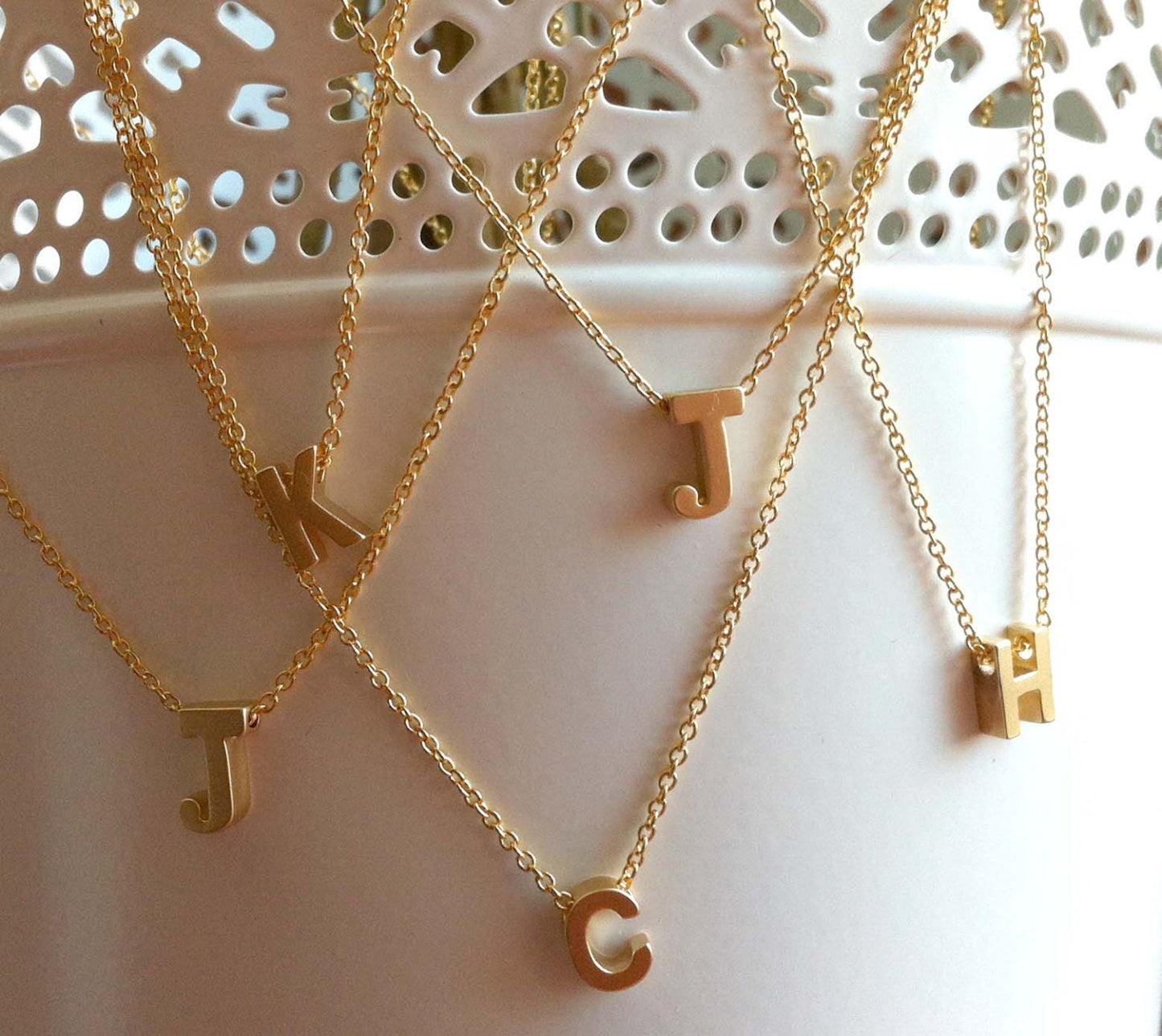 Initial necklace
