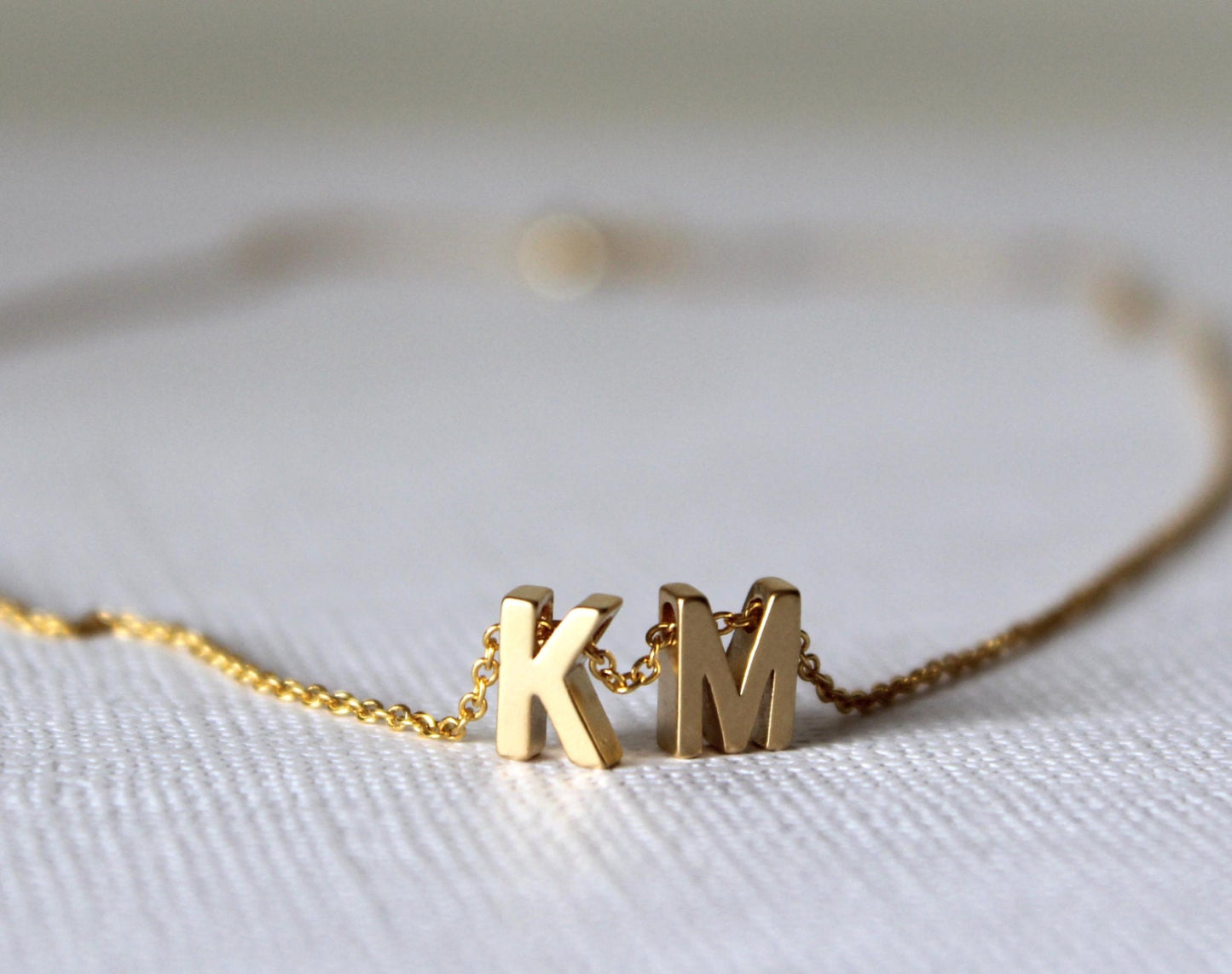 Initial necklace