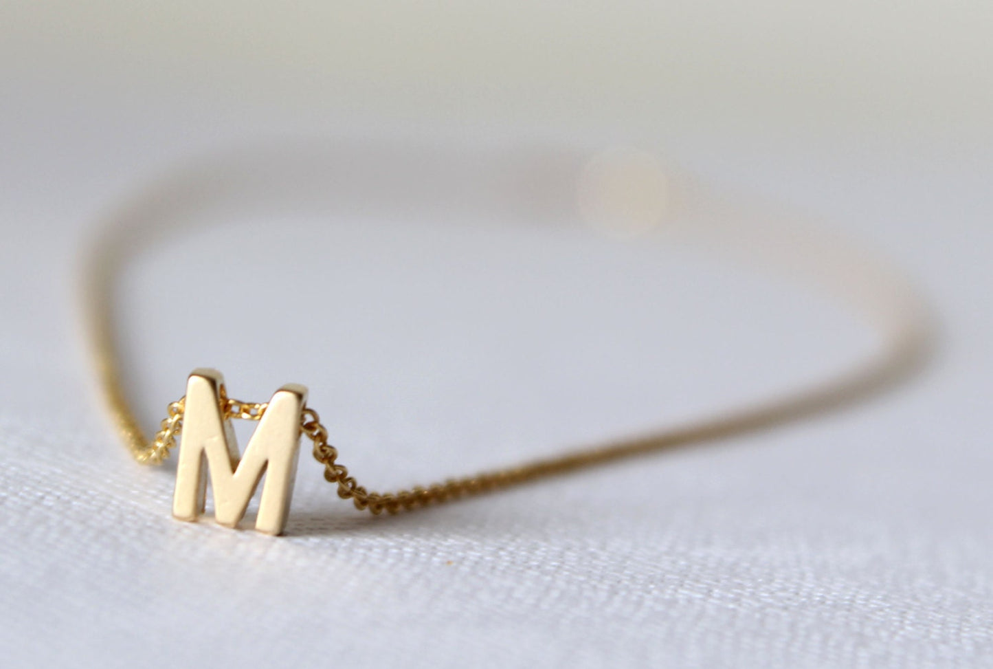 Initial necklace