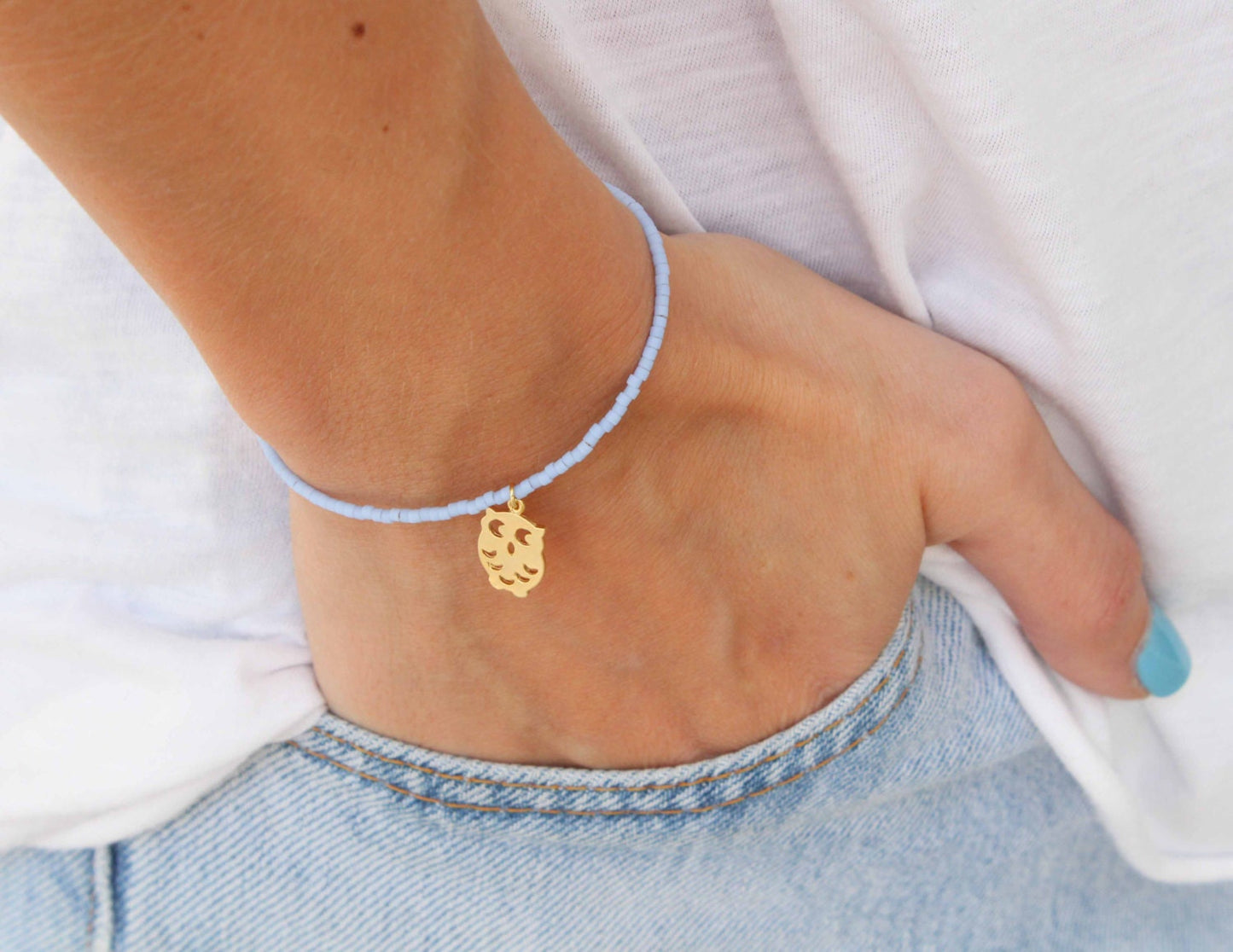 Tiny Owl Bracelet
