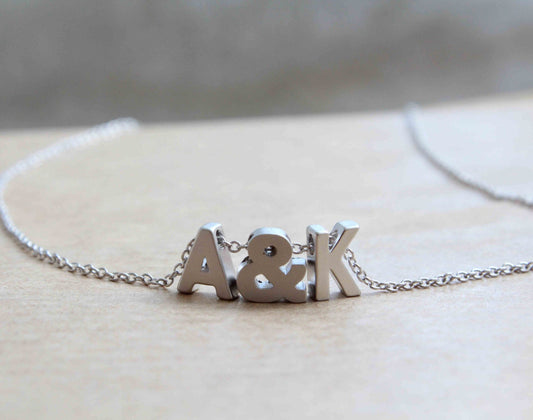 2 Initial Necklace