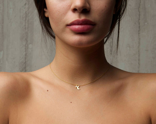 Tiny Moon necklace